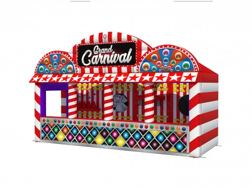 Opblaasbare carnaval tent kopen. 