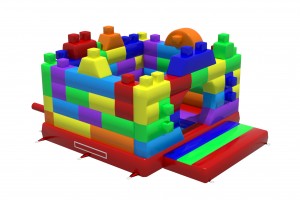 Klein Lego springkasteel 
