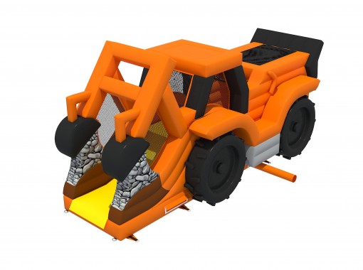 Stormbaan oranje bulldozer te koop