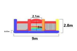 NIEUW!! Speelberg 9x9m