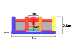 NOUVEAU!! Montagne de jeu 7x7m