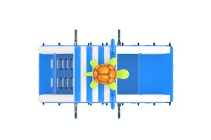 Toboggan pour piscine 4m (9,0x4,0x8,0m)