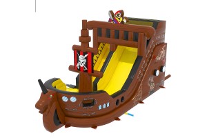 NIEUW!! Piratenboot met hoge glijbaan 2