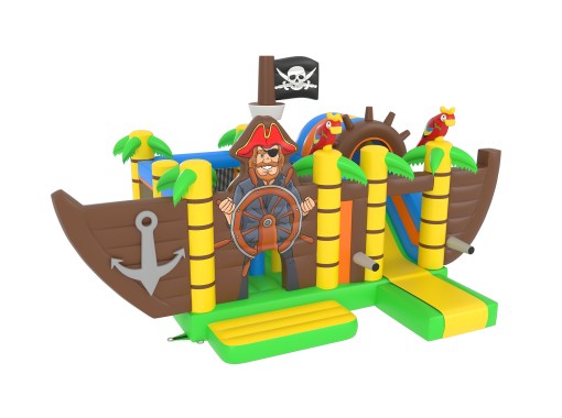 Te koop: springkasteel piratenboot. 