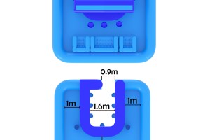 Poolbar bleu/bleu 6,2x6,2x3,0m) ©