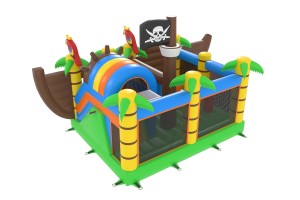 Te koop: springkasteel piratenboot. 